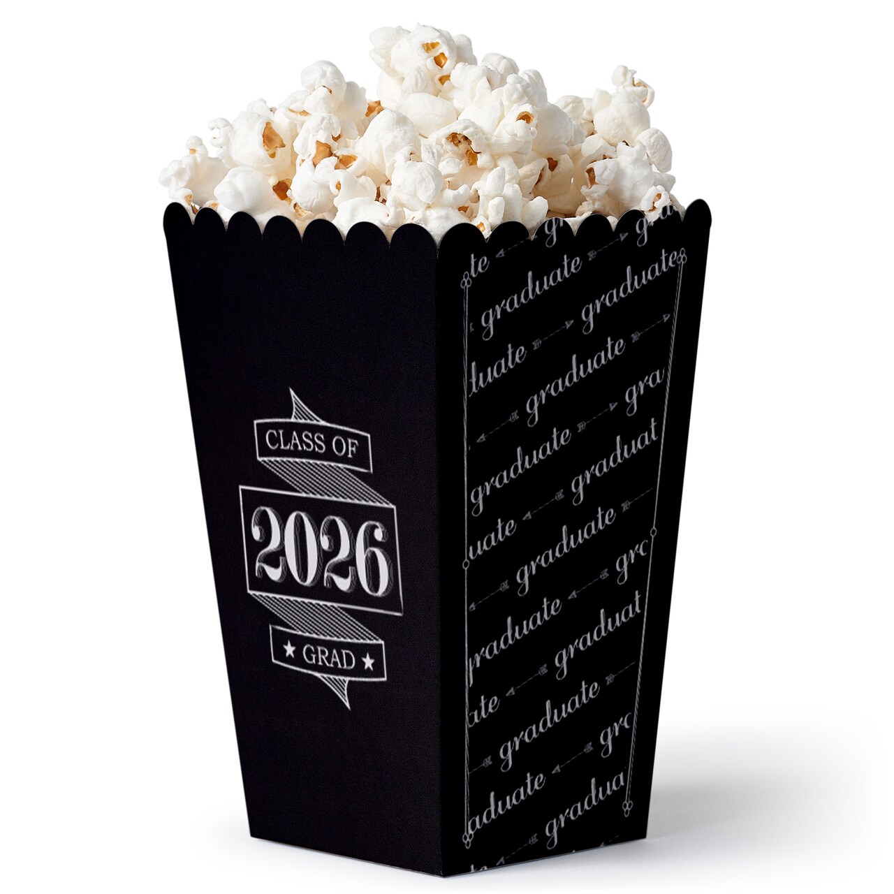 Big Dot of Happiness Graduation Cheers - 2026 Graduation Party Favor Popcorn Treat Boxes - Set of 12